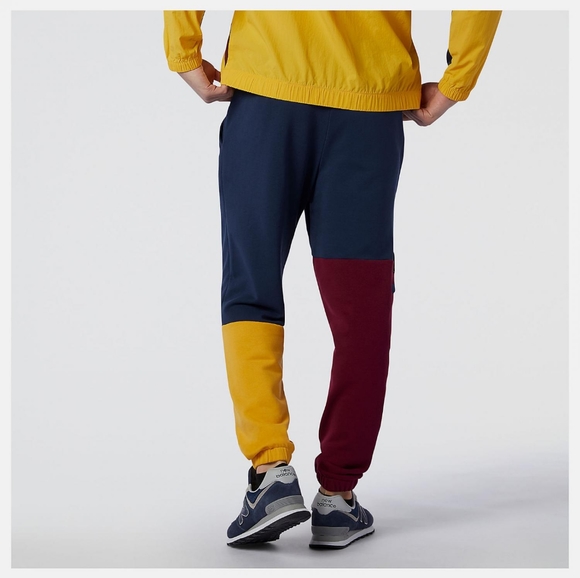 🆕New Balance | Athletics Fleece Pants Colorblock Sweatpants Mens Size Large - Picture 3 of 4